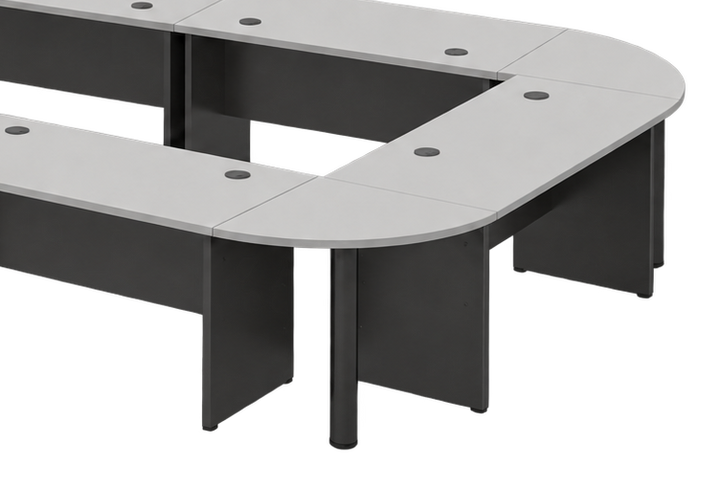 GS Open Centre Meeting Table — tabletop connections and panel supports