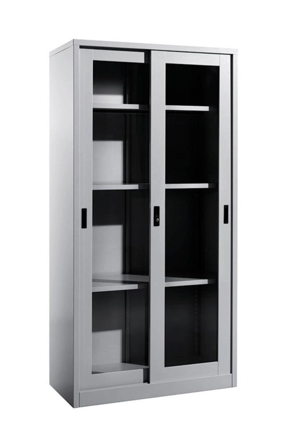 Full Height Steel Cabinet with Glass Sliding Door - Lian Star Sarawak