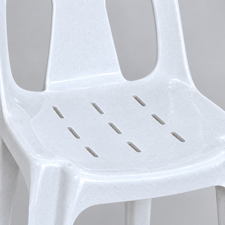 Inova speckled Marble White seat and nine slots
