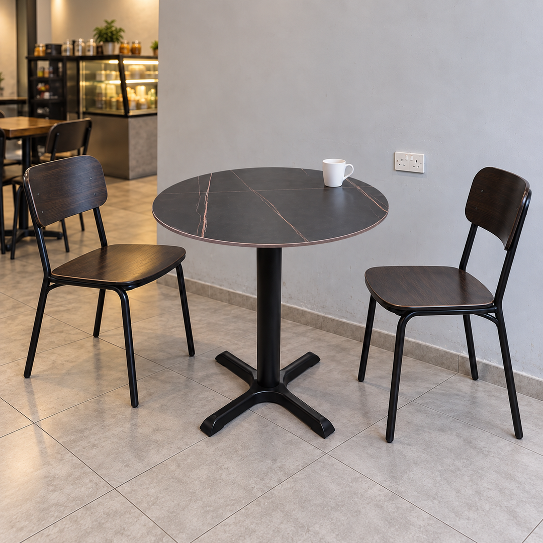 Cross Base Cafe Table — cross lifestyle (square)