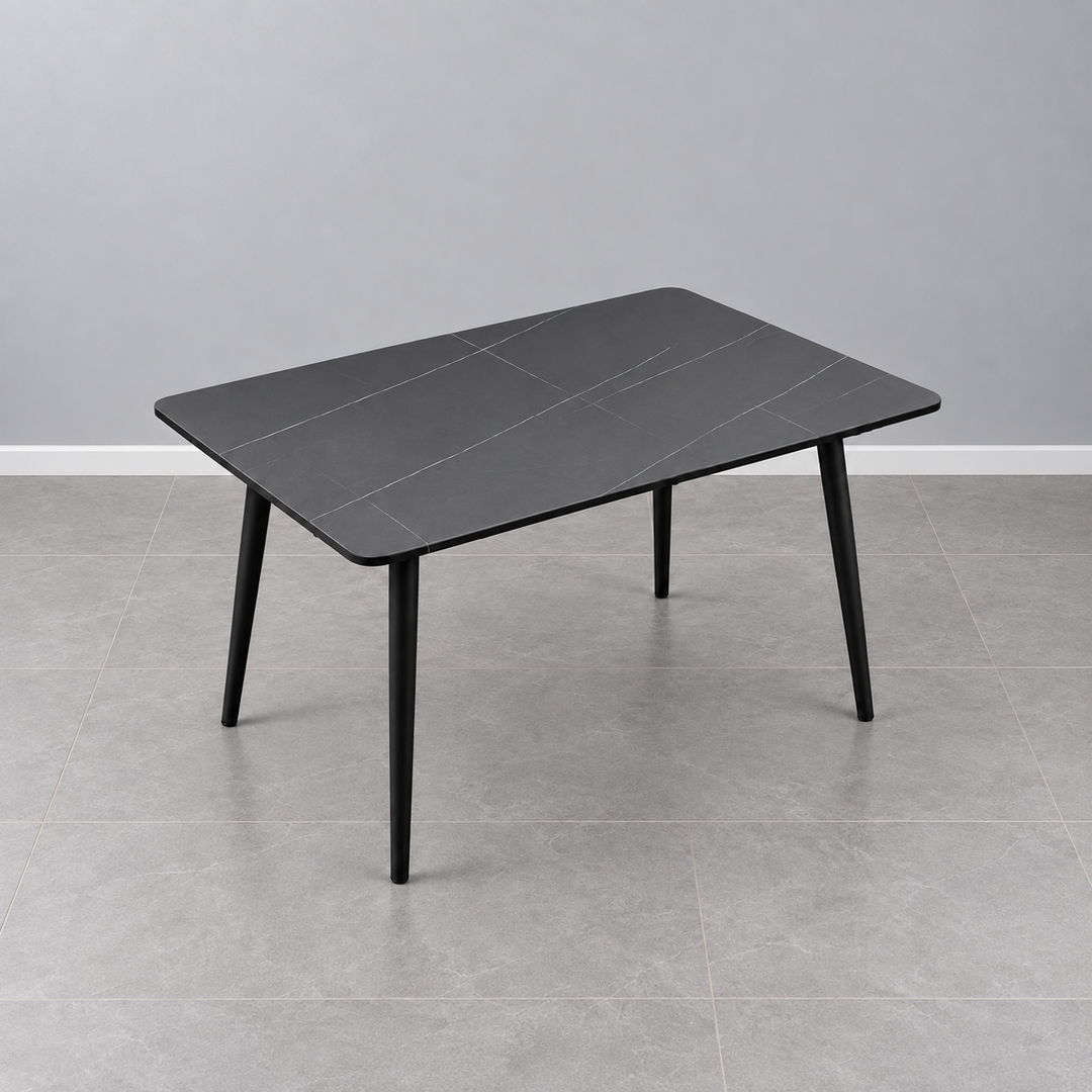 Four-Leg Ceramic Cafe Table — four leg marble black hero (square)