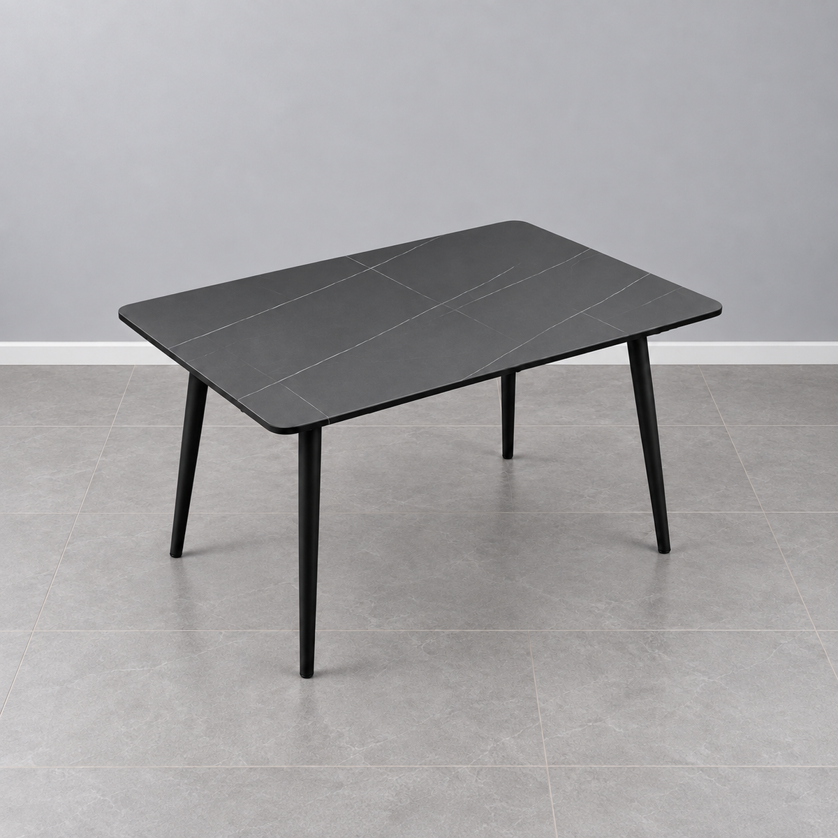 Four-Leg Ceramic Cafe Table — four leg marble black hero (square)