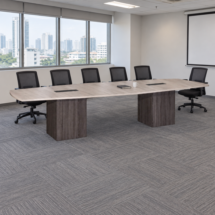 mp boat 3600 — exact table configuration in a Malaysian office; chairs are styling references
