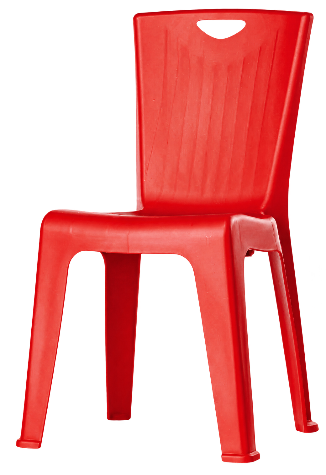 Heavy-duty plastic chair in Red