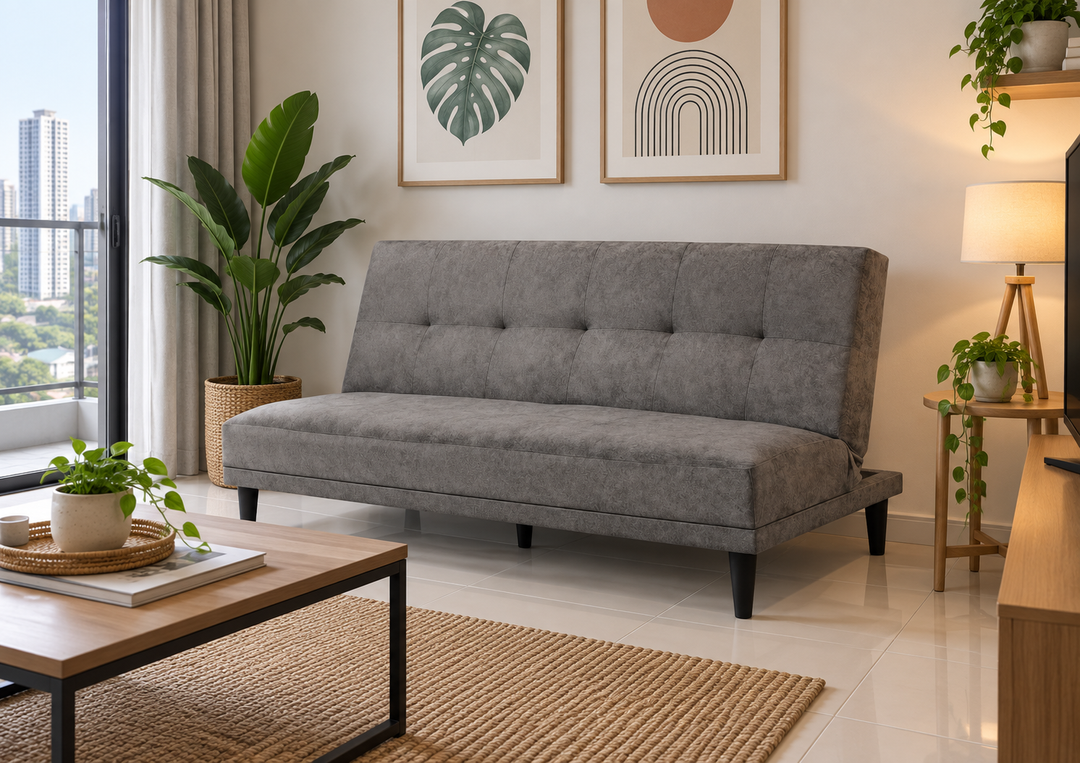 Oakly convertible sofa bed Malaysian lifestyle