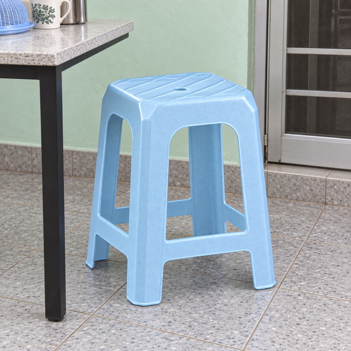 PS703 stool on a covered Malaysian home patio