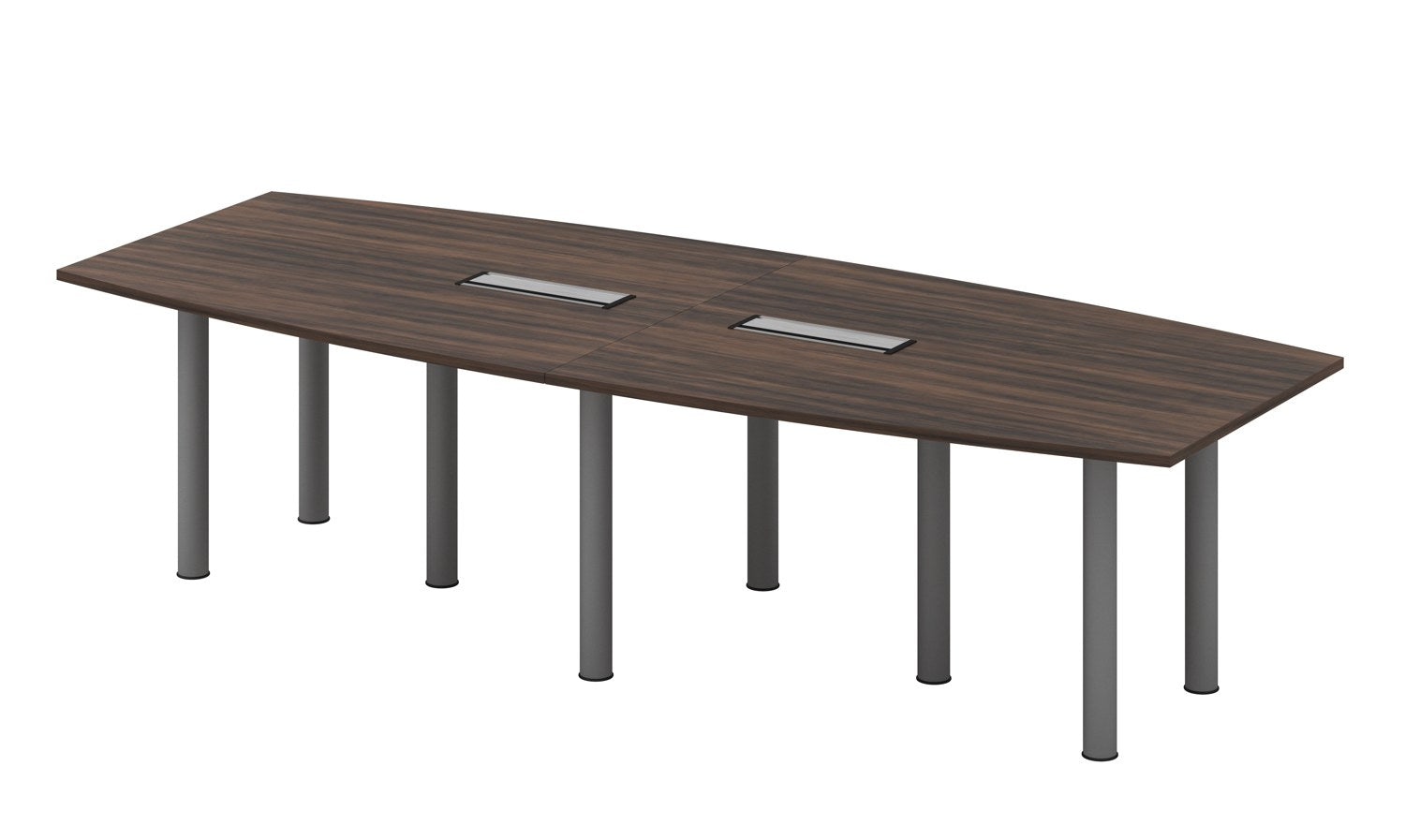 Q-Series boat-shape conference table, meja mesyuarat besar