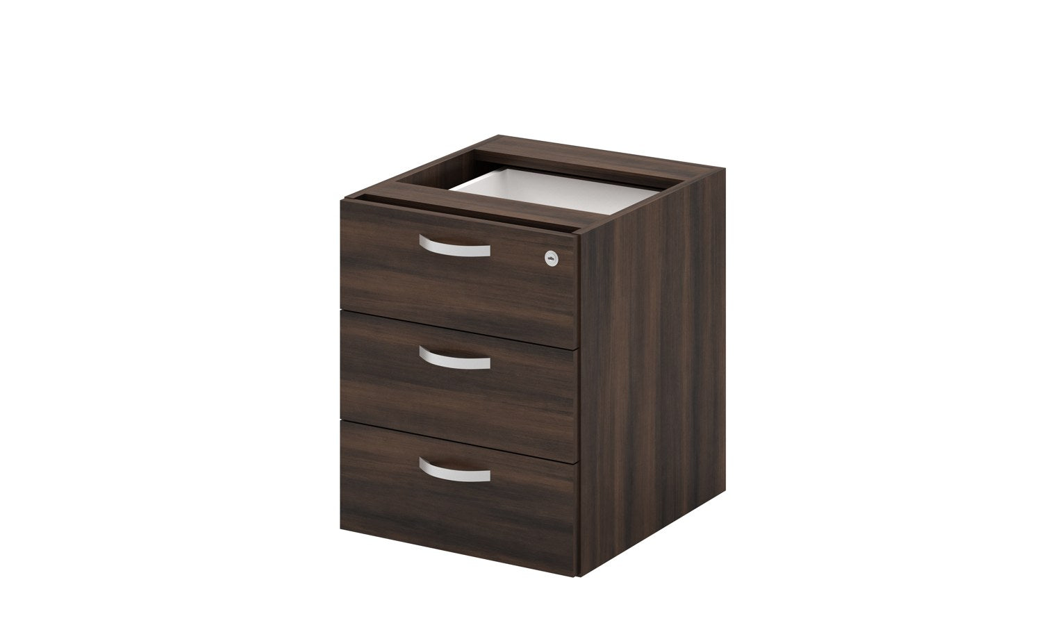 Q-Series fixed 3-drawer office pedestal, kabinet laci pejabat