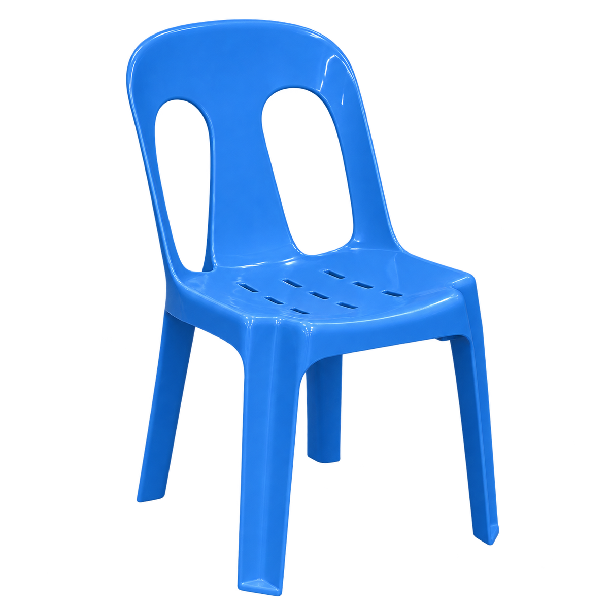 2245 Robin Hood Side Plastic Chair in Blue — transparent hero