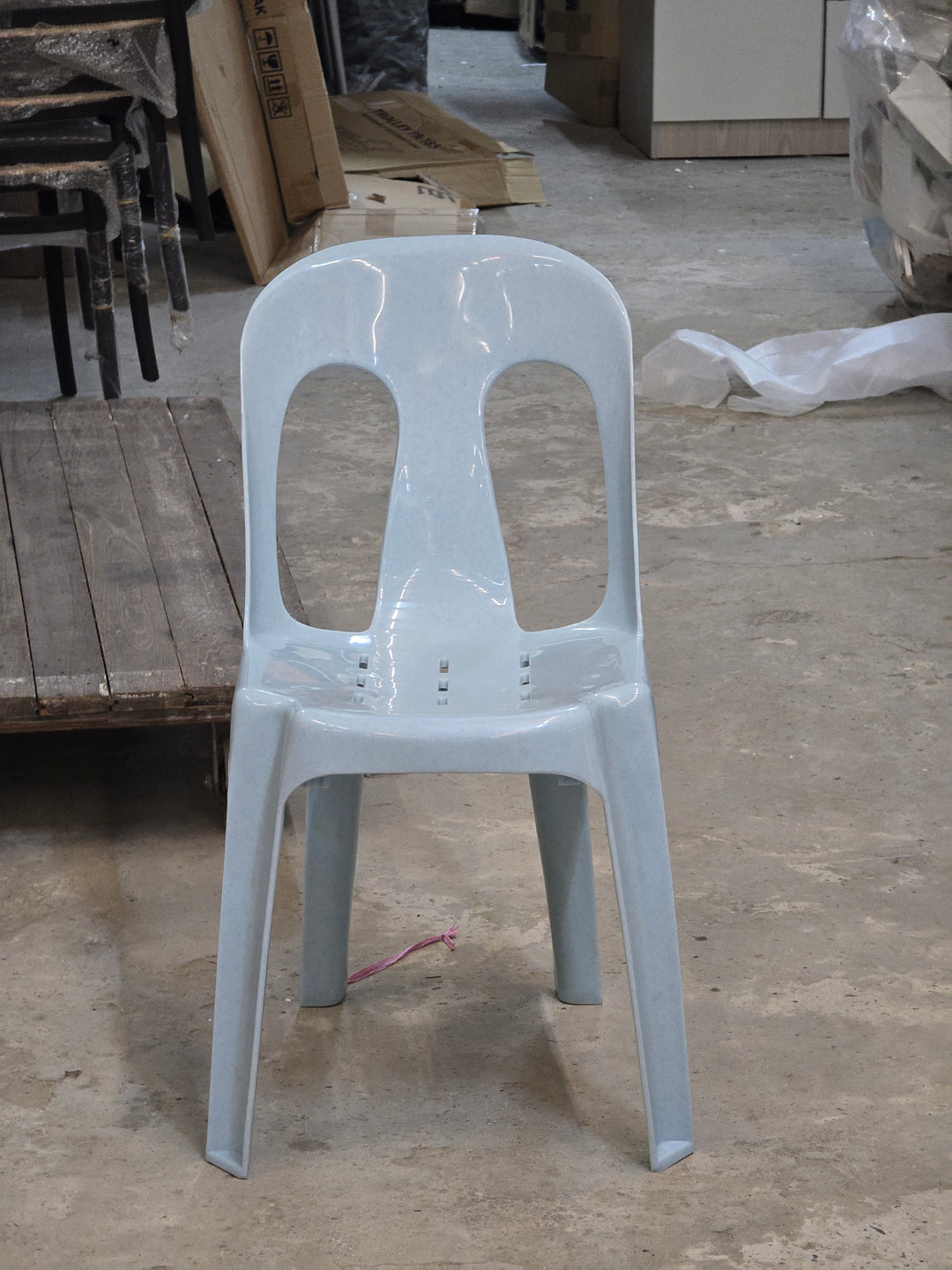 Original Robin Hood White chair, front view