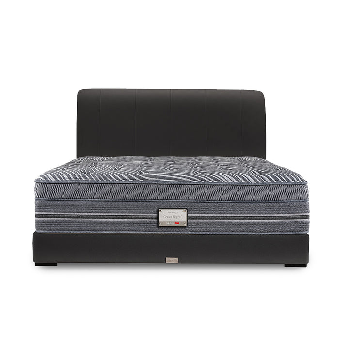 Slumberland TempSmart™ 5.0 Crown Regent mattress — official product photo 3. Bed frames and accessories are for illustration.