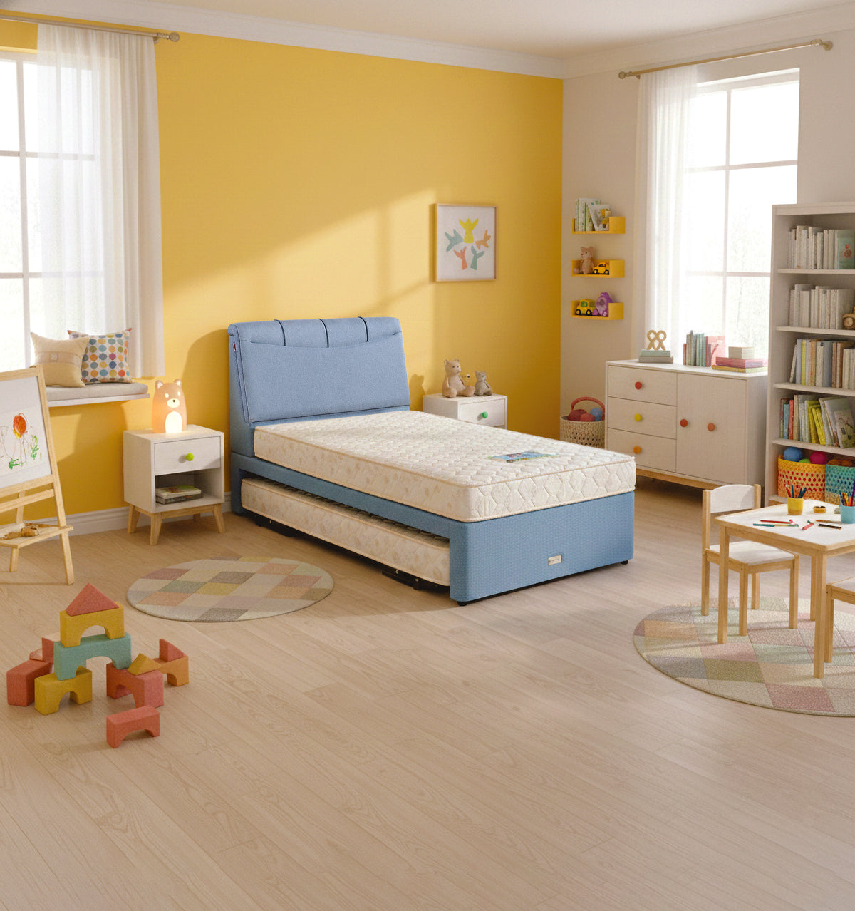 Slumberkids Multi Option 3 Duo Ocean lifestyle original sales-kit photo