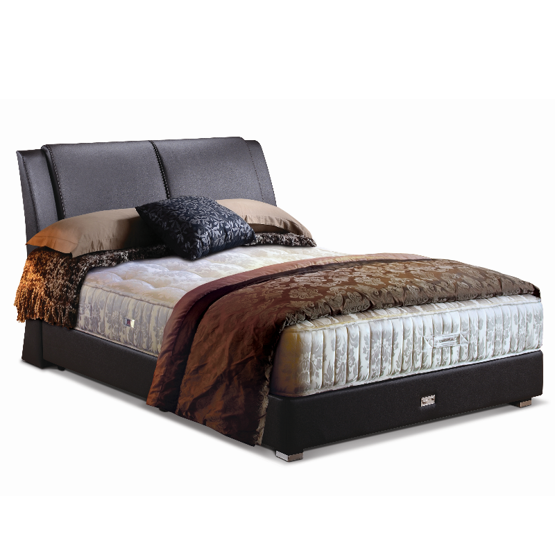 Slumberland Royal Jewel mattress — official detail view. Bed frame and accessories are for illustration.