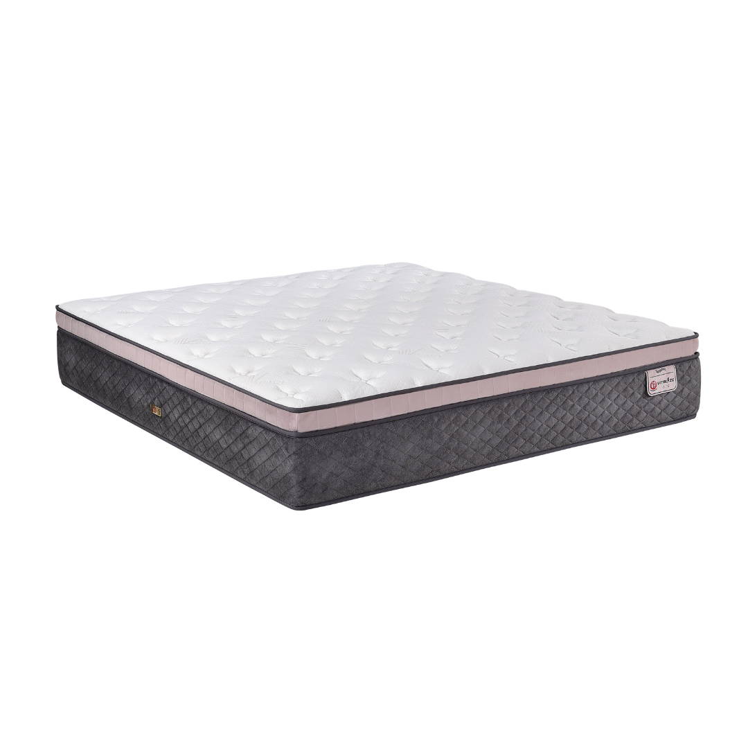 Slumberland Vitalize Elite mattress — official product photo 1. Bed frames and accessories are for illustration.