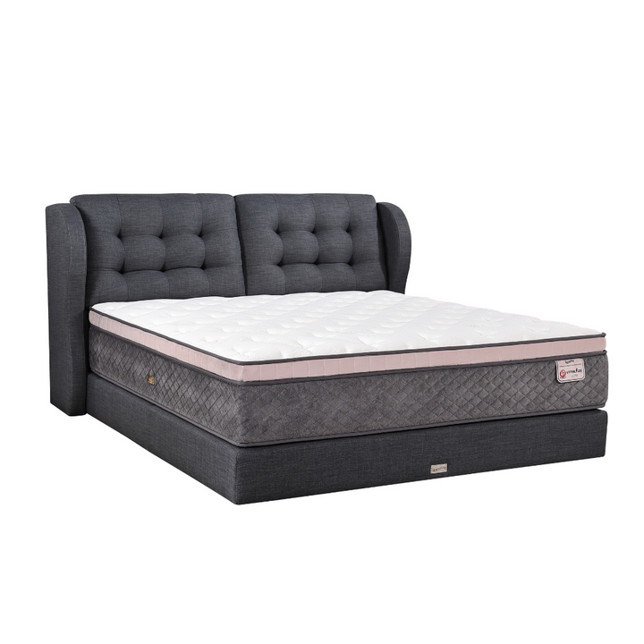 Slumberland Vitalize Elite mattress — official product photo 3. Bed frames and accessories are for illustration.
