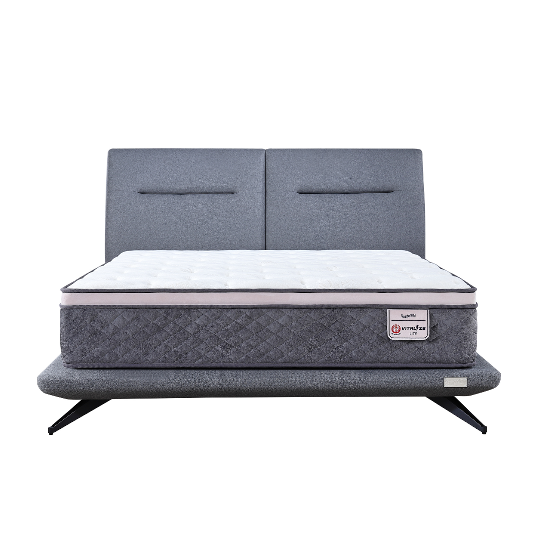 Slumberland Vitalize Lite mattress — official photo 4. Bed frame and accessories are for illustration.