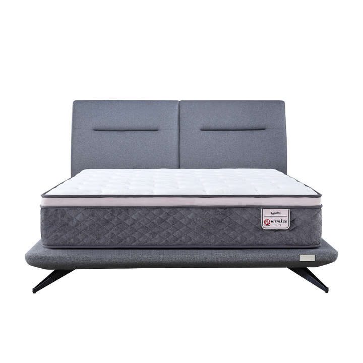 Slumberland Vitalize Lite mattress — official photo 4. Bed frame and accessories are for illustration.