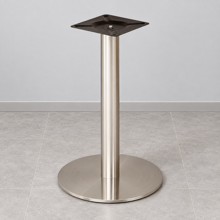 Table leg/base design D-419RD.LEG-SS; tabletop not included