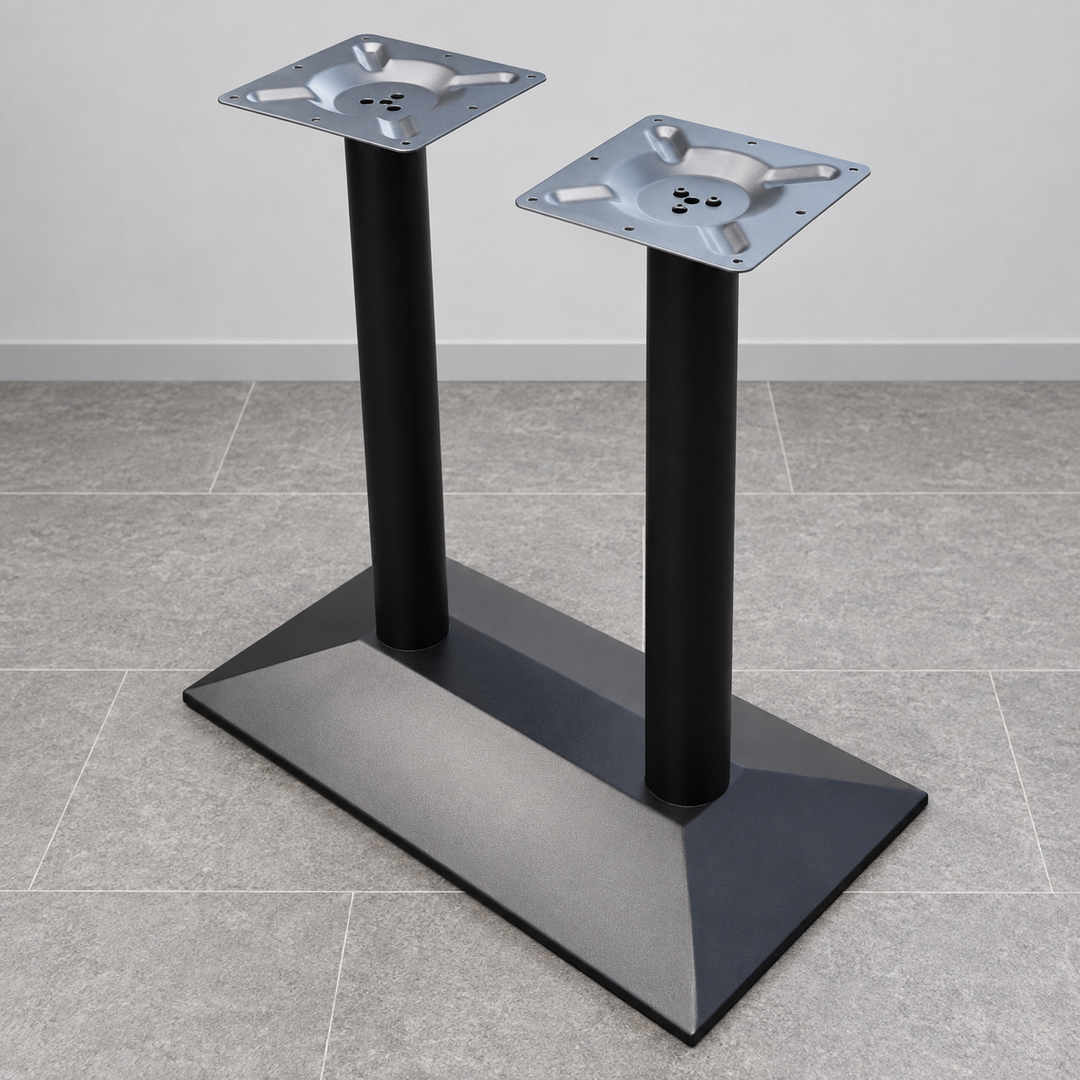 Table leg/base design D-F674B-2LEG; tabletop not included