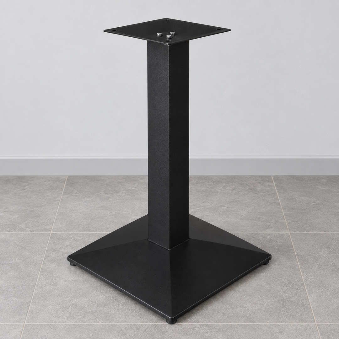Table leg/base design L1-420SQ-ML; tabletop not included
