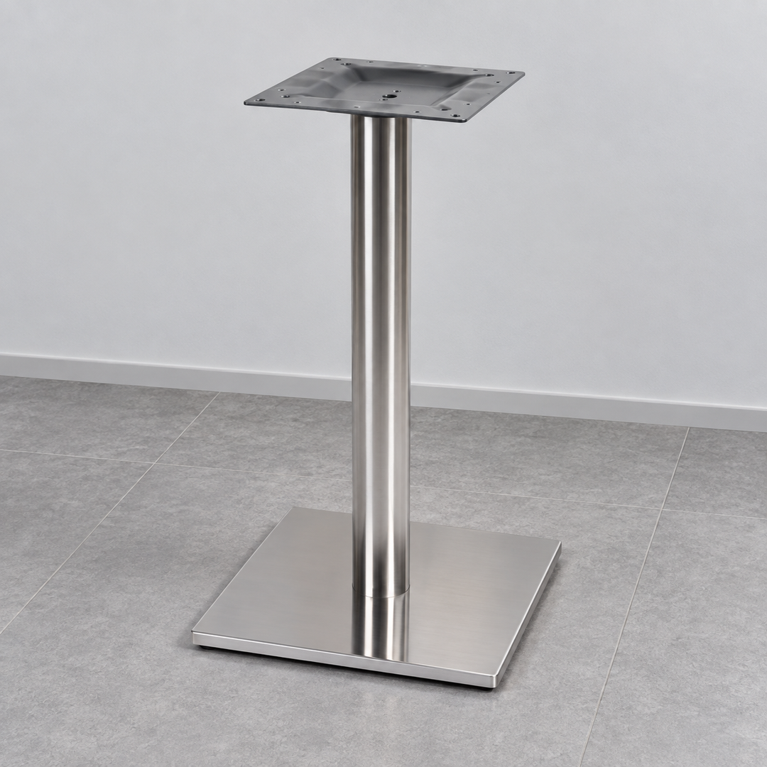 Table leg/base design L1-450SQ-SS; tabletop not included