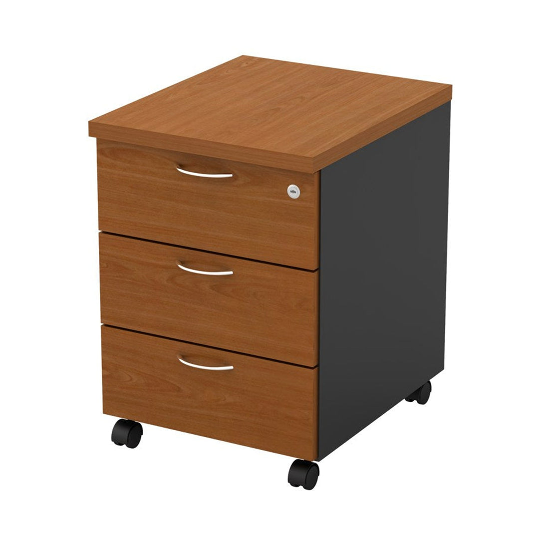 GS 3 Drawers mobile pedestal on castors — original product reference