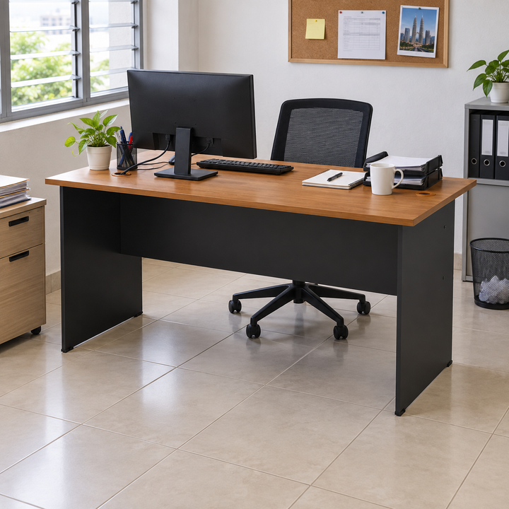G-Series Standard Office Table in a practical Malaysian office setting