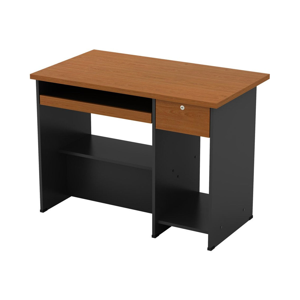 G-Series Computer Table with Drawer — Keyboard Tray &amp; CPU Shelf product view