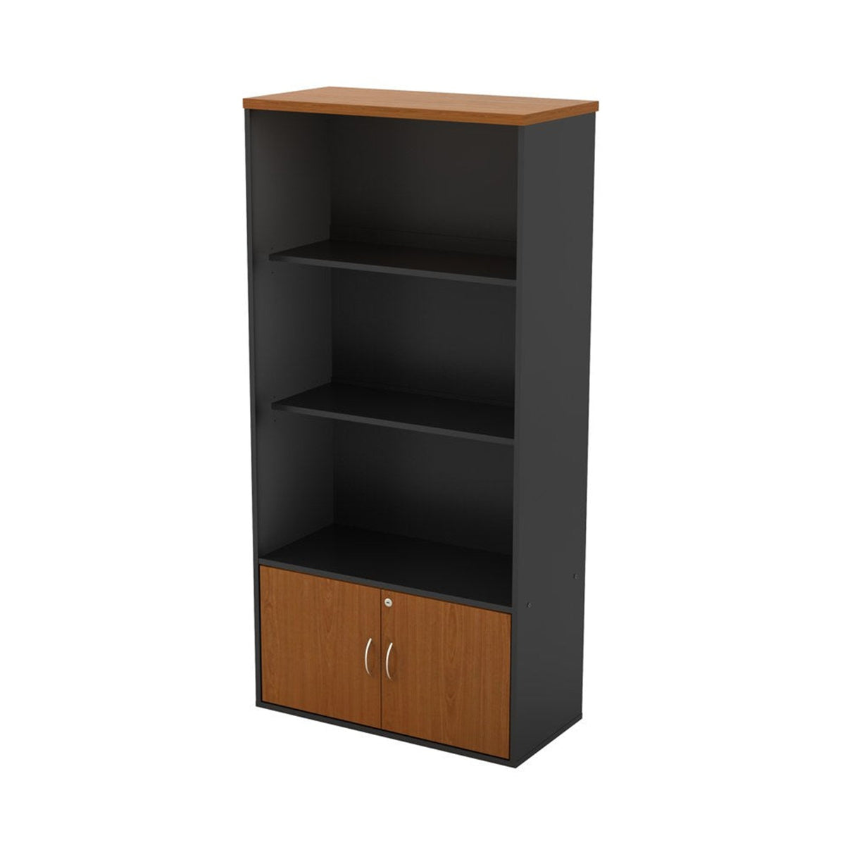 GS Open Shelves + Lower Swing Doors filing cabinet — 1642mm high; original product photo