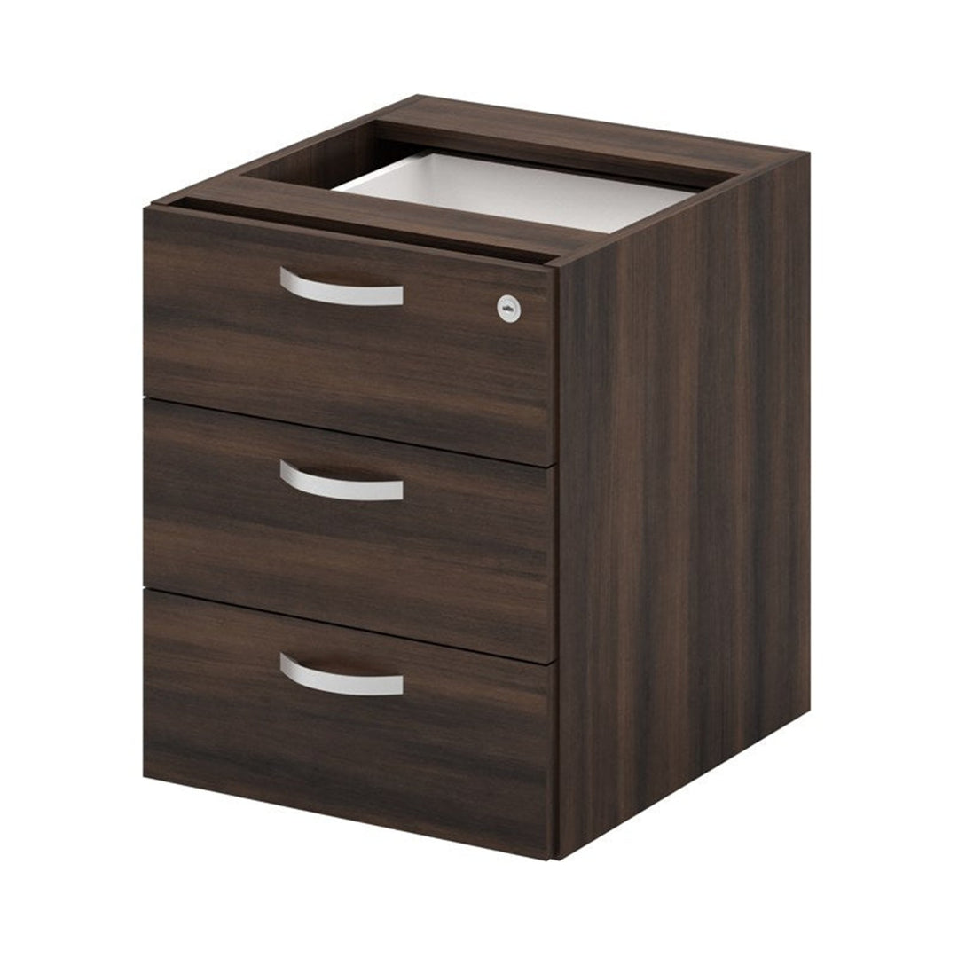 Q 3 Drawers mounted under-desk drawer unit — original product reference
