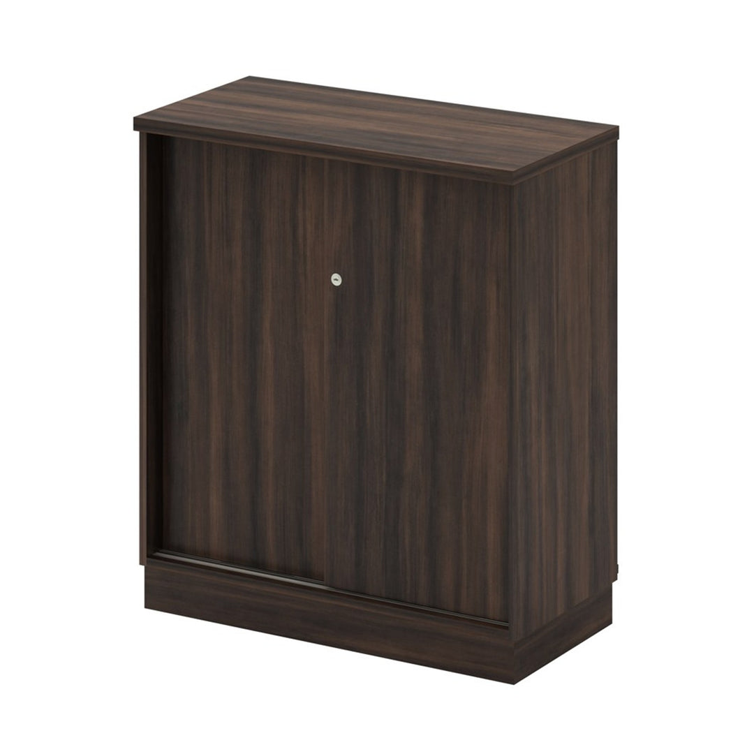 Q Sliding Doors filing cabinet — 910mm high; original product photo