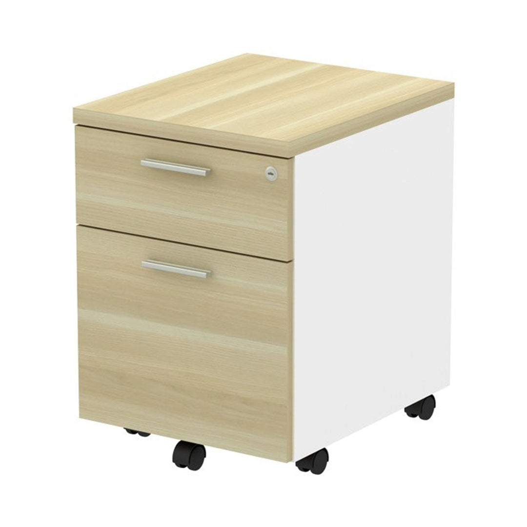 B 1 Box Drawer + 1 Filing Drawer mobile pedestal on castors — original product reference