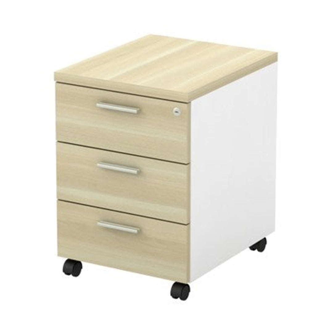 B 3 Drawers mobile pedestal on castors — original product reference