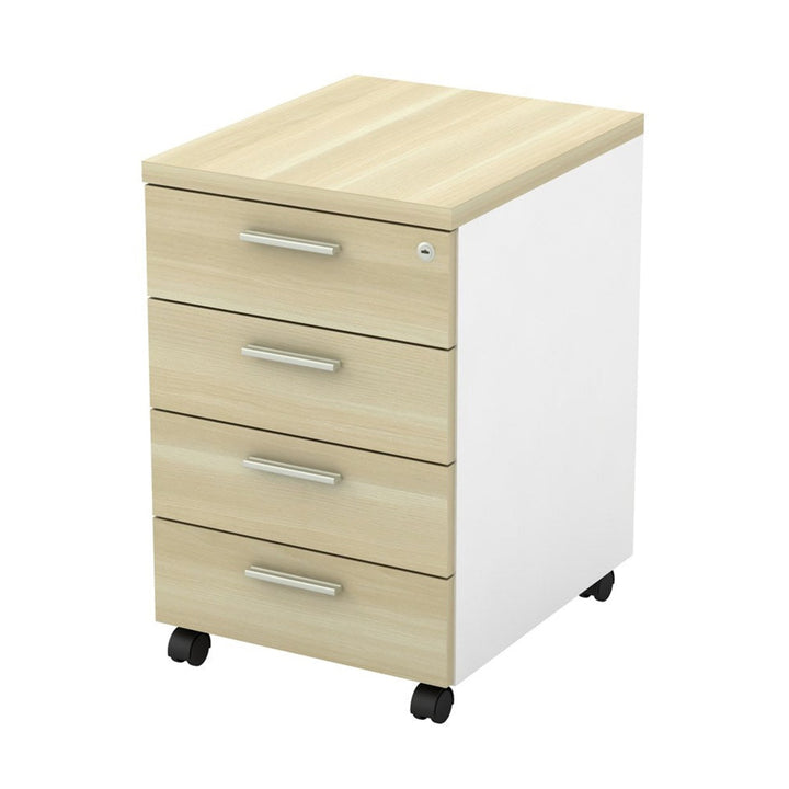 B 4 Drawers mobile pedestal on castors — original product reference