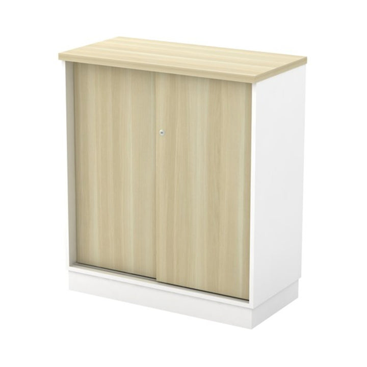 B Sliding Doors filing cabinet — 910mm high; original product photo